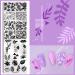 Biutee Nail Stamp Plates Set - 10 Plates, 1 Stamper, 1 Scraper, Nails Art Stamping Kit for Flower, Star, Animal, Heart, Love, French Tip Designs - Buy Online on GoSupps.com