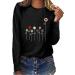 tsaChick Women's Oversized Sunflower Sweatshirt - Clearance Sale - Black - S-XXL - Buy Online on GoSupps.com