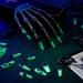 144 Pieces Halloween Glow in The Dark Press on Nails - Luminous Coffin Nails with Glue | Spider Web Design for Women & Girls - Perfect for Halloween Party Decor - Buy Online on GoSupps.com