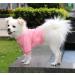 HuaLiSiJi Pink Dog Hoodie Sweater | Soft Fleece Chihuahua Jumper | Easy On/Off Cozy Christmas Sweatshirt for Small Dogs - Medium Size - Buy Online on GoSupps.com