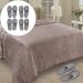 Buy Aomigt Portable Non-Slip Disposable Slippers | Linen & Terry Slippers for Hotels Guests & Travel 4 Pairs - Buy Online on GoSupps.com