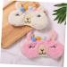 FOMIYES 6 Pcs Sherpa Fleece Eye Masks Plush Sleep Masks for Women & Kids Travel-Friendly Animal Sleeping Masks - Buy Online on GoSupps.com