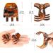 6-Piece Morhom Medium Hair Claw Clips - 1.3 Inch Brown Hair Jaw Clips for Thick or Medium Hair - Women's Hair Accessories - Buy Online on GoSupps.com