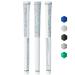 Wedge Guys DC Tour Golf Grips  4 Grip Zones for Supreme Comfort & Control - All-Weather Performance Golf Club Grips Replacement for Regripping Wedges Drivers Irons Woods Hybrids, Midsize or Standard Midsize White 3 Pack