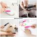 Raploy 3 Pcs Nail Brush Set for Fingernail and Toenail Cleaning - Curved Handle Grip, Pedicure Brushes for Men and Women - Buy Online on GoSupps.com