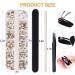 EBANKU 120Pcs Crystal Glass AB Rhinestones & 1728 Pcs Mix Flatback Crystals Set for Nail Art Craft | Includes Tweezers, Wax Pens, Nail Files - 3D Decorations & Gems - Buy Online on GoSupps.com