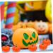 HOMSFOU Foam Pumpkin Decor 10pcs cupboard halloween Photography Props Halloween Ornament Halloween Ornament Halloween Adornment stick Expandable pumpkin flower decorations bouquet - Buy Online on GoSupps.com