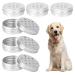 KALIONE 6 Packs Dog Scent Work Tins Scent Training Box for Dogs Small Dog Food Container Agility Training Equipment for Dogs Dog Scent Training Tools Kit Aluminum Containers for Dog Nose Training
