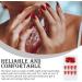 dijiusidy False Nail Fashionable Various Shapes Fingernail Full Coverage Strong Viscosity Adjustable Paster for Manicure Art 18 F741 18 1 count (Pack of 1) - Buy Online on GoSupps.com