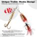 Huiguli Spinner Blinker Set - 10 Lifelike Fishing Baits with Triplet Hooks for Trout Perch Salmon Pike & Walleye - Premium Spinner Bait - Buy Online on GoSupps.com