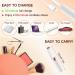YOGINGO 2 in 1 Rechargeable Eyebrow Trimmer & Hair Removal Tool with LED Light - Painless Precision for Women's Face, Lips, Nose, Body, Arms - Buy Online on GoSupps.com