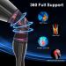 Compression Arthritis Knee Brace Support with Straps | Meniscus Tear & Joint Pain Relief | Improve Performance for Running & Workout | Pink, Large - 1 Pack - Buy Online on GoSupps.com