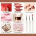 Silicone Lip Brushes Set - 3 Pcs Eyeshadow & Lip Brush Applicators for Lipstick Lip Gloss & Mask Oil | International Shipping Available - Buy Online on GoSupps.com