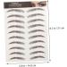 MAGICLULU 9 Sheets Waterproof Eyebrow Stickers Eyebrow Grooming Shaping Kit Makeup Brow Sticker Cosmetic Hair - Buy Online on GoSupps.com