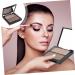 Palette de Poudre Ombrer Bicolore Compacte Illuminatrice Visage Contouring et clat Peau Visage Adulte Retouches Makeup Professionnel - Buy Online on GoSupps.com