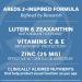 DrVmd Macular Control AREDS 2 Eye Health Vitamins with Lutein & Zeaxanthin (3 Month Supply) Doctor Formulated with 25 mg Zinc Vitamins C & Natural Vitamin E - Buy Online on GoSupps.com