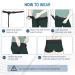 Hernia Belt for Men & Women - Inguinal Support with Removable Pads | Best Black Medium Compression Solution - Buy Online on GoSupps.com