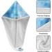 Watercolor Hair Towel 2 Pack - Super Absorbent Quick Dry Hair Turbans for Women & Girls - Buy Online on GoSupps.com