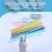 12-pcs Reusable Silicone Drinking Straws with 4 Carrying Bags and 2 Cleaning Brushes - BPA-Free Eco-Friendly Durable Suitable for Hot and Cold Drinks and Ideal for Kids Travel and Parties | L'S - Buy Online on GoSupps.com