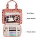 Full Size Orange Leopard Travel Toiletry Bag for Women - Large Makeup Organizer - Buy Online on GoSupps.com
