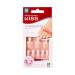 Kiss Everlasting French Toenail Kit Real Short 24 Nail (3 Pack)