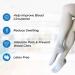 ITA-MED Anti-Embolism Thigh High Compression Stockings - 18 mmHg for Men & Women | Soft Breathable Inspection Toe Hole - Medium White - Buy Online on GoSupps.com
