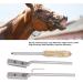 4Pcs Veterinary Horse Dental Float Rasp High Flexibility Fine Polishing Smoother Surfaces Equine Dental Kit for Animal Farm - Buy Online on GoSupps.com