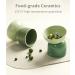 MS!MAKE SURE Elevated Ceramic Cat Bowl for Food and Water - Anti Vomiting & Whisker Fatigue Relief - Raised Tilted Cat Food Bowl for Indoor Cats in Green - Buy Online on GoSupps.com