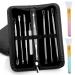 Findtop acne remover set 10-part blackhead remover comedon extractor stainless steel pimples acne blemishes and silicone brush
