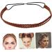 FRCOLOR Elastic Braided Headband Headbands Hair Ties Decor Hair Jewelry Braid Ponytail Hairband Double Layer Hair Band Braiding Hairband Retro Headband Hair Ornament Wig Suede Manual - Buy Online on GoSupps.com