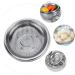 MAGICLULU 2 Pcs Drain Tray Canned Chicken Filter Fruit Tray Metal Drain Storage Tray Dense Hole Steamed Fish - Buy Online on GoSupps.com
