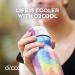 O2COOL Mist 'N Sip 2-in-1 Misting Water Bottle - 20 oz (Splash Blue) - Buy Online on GoSupps.com