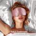 LitBear 100% 22 Momme Mulberry Silk Sleep Mask | 3D Contoured Eye Mask for Men & Women | Soft Breathable Adjustable Light-Blocking Sleeping Mask (Bean Pink - Buy Online on GoSupps.com