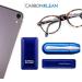 Peeps Eyeglass Cleaner - Carbon Lens Cleaning Tool for Glasses Spectacles Sunglasses Reading Glasses - No Wipes or Cloth (Matte Blue) - Buy Online on GoSupps.com