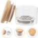 FOMIYES Manicure Nail Dish Cup Nail Liquid Holder Glass Nail Dish Cup Nail Dappen Dish with Lid and Stainless Steel Mesh Manicure Tools - Buy Online on GoSupps.com