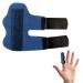 Jawflew Finger Splint Plus Sleeve, Finger Splint Trigger for Straightening, Suitable for Index, Middle, Ring Finger, Tendon Release & Pain Relief (Sky Blue)