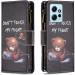 VQWQ Mobile Phone Case for Xiaomi Redmi Note 12 4G - Protective Leather Cover with Lanyard Zipper Map Compartment & Magnetic Flip Case - Bear Design - Buy Online on GoSupps.com