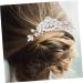 Didiseaon Bangs Comb Crystal Headband Pearl Wedding Hairpieces Bridal Hair Clip Hair Jewels for Women Hair Pearls Tiara Hair Accessories Rhinestones Aluminum Alloy Bride Hair Comb - Buy Online on GoSupps.com