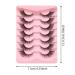 Shop Fluffy Mink Fake Eyelashes | 1 Pack of 7 Pairs | 3D Natural Wispy Lash Extensions for Gorgeous Eye Makeup - Buy Online on GoSupps.com