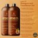 Argan Oil Shampoo & Conditioner Set - Hydrating Sulfate Free Hair Care for All Hair Types - 16 fl oz Each - Buy Online on GoSupps.com