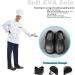 Oil Resistant Chef Shoes Waterproof Clogs with Arch Support - Non Slip Kitchen Hospital Safety Shoes for Men and Women - Black, Size 10 Wide Women/9 Wide Men - Buy Online on GoSupps.com