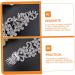 Beaupretty crystal hair comb Bride Rhinestone Hair Comb Flower Hair Bride Wedding Hair Comb Bride Headpieces bridal rhinestone hair accessories pearl brooch Wedding dress flowers Zinc alloy - Buy Online on GoSupps.com