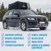 XXL Car Rooftop Cargo Carrier Bag | Waterproof Car Topper Luggage Carrier | No Roof Rack Needed | 6 Hooks Mat Storage | Universal Fit for SUVs - Buy Online on GoSupps.com