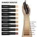 PHOERA Concealer Stick Highlighter Pen Contour Stick - Full Coverage Waterproof Creamy Makeup for Eyes and Dark Circles - 201 Porcelain - Buy Online on GoSupps.com