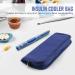 ALOEU Portable Insulin Cooler Bag Diabetic Insulin Travel Case Cooler Pill Box Aluminum Foil Ice Bag (Navy Blue) - Buy Online on GoSupps.com