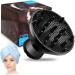 Hair Diffuser for Curly Hair and Natural Wavy Hair,with Hair Towel Wrap Universal Hair Dryer Diffuser Attachment Adjustable Type 1.5 inch to 2.4 inch for Dryer Nozzle Professional Salon Tool (1.5 inch - 2.4 inch)Black)