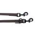 Biothane Dog Leash with Hook for Small & Large Dogs | Adjustable Lengths 2m-5m | Durable Black & Brown Options - Buy Online on GoSupps.com