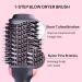 Hair Dryer Brush 4-in-1 Styling Tool | Black Ceramic & Nylon - ALCI Safety Plug | Shop Internationally - Buy Online on GoSupps.com