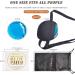 Cooling Eye Patches for Puffy Eyes | Pure Silk Ice Eye Mask for Cold Hot Therapy | Medical Eye Cover for Adults & Kids (Black) - Shop Now - Buy Online on GoSupps.com