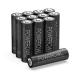 POWEROWL Solar Rechargeable AA Batteries 2800mAh Wide Temperature Range Battery Excellent Performance for Solar Garden Lights Battery String Lights Outdoor Devices - Recharge Universal (12 Count)